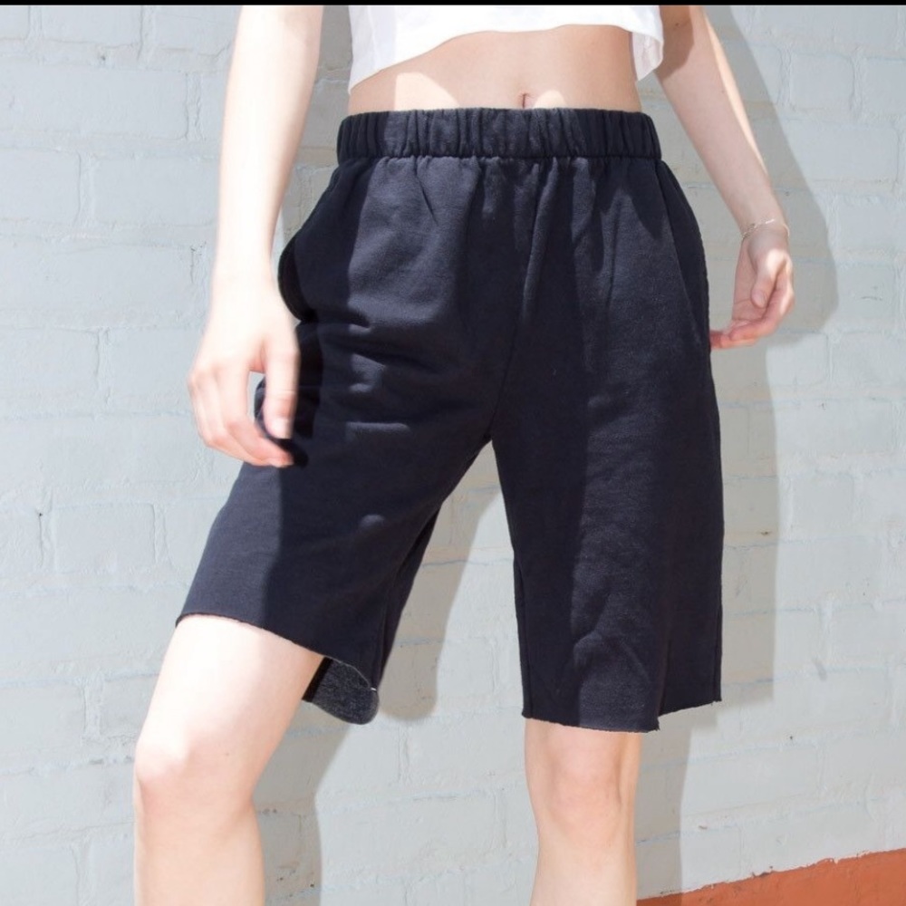 LNWOT- Navy Brandy Melville sweat-shorts